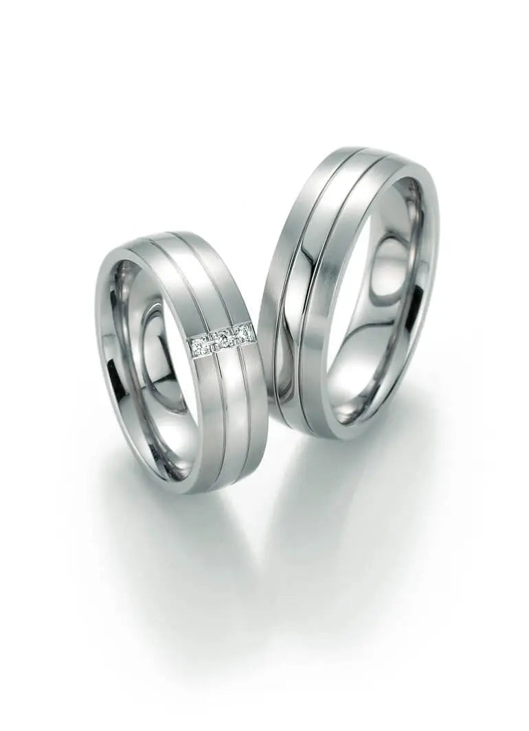 Bayer Trauringe Edelstahl Twinkle