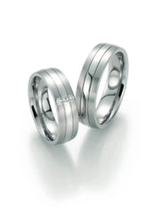 Bayer Trauringe Edelstahl Twinkle