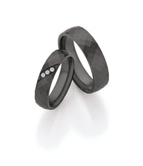 Collection Ruesch Eheringe Black Diamonds 14/30050 / 14/30060