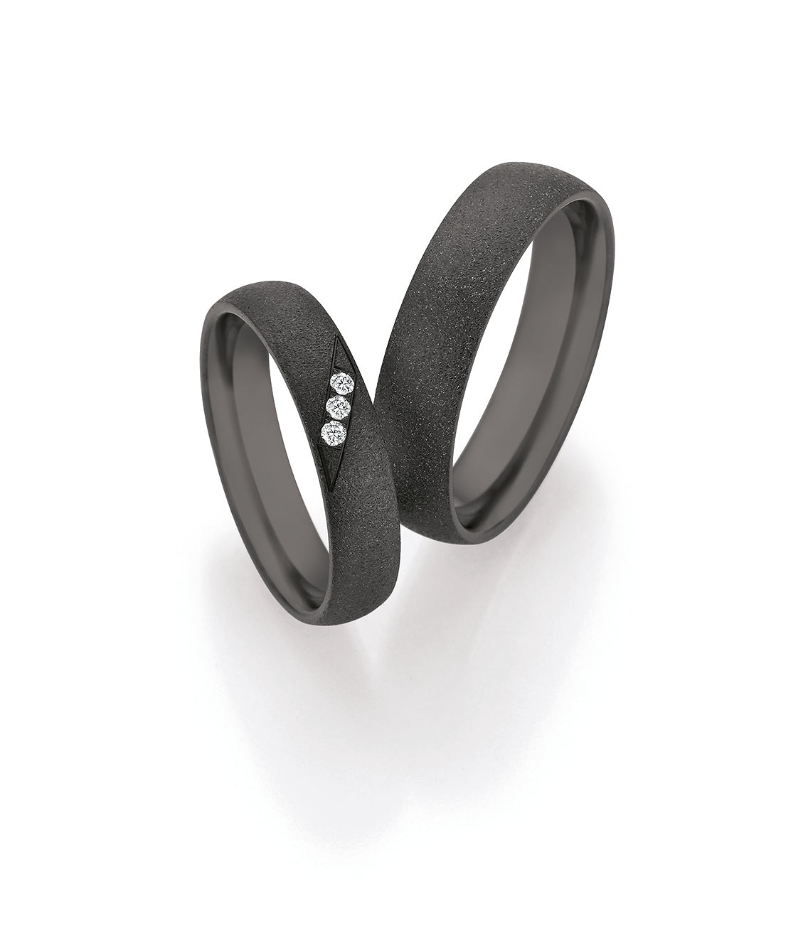 Collection Ruesch Eheringe Black Diamonds 14/30070 / 14/30080