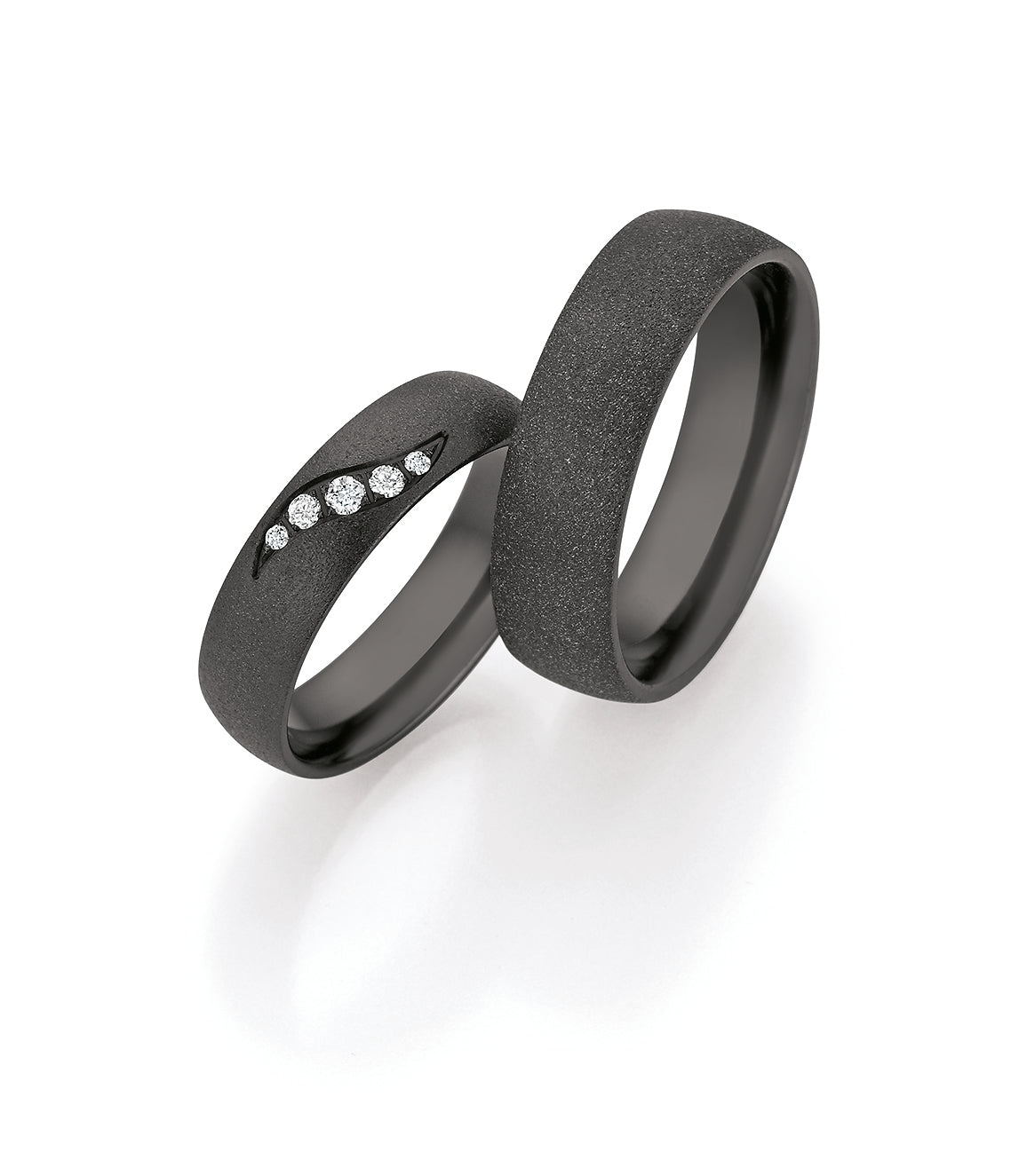Collection Ruesch Eheringe Black Diamonds 14/30090 / 14/30100