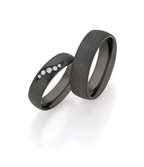 Collection Ruesch Eheringe Black Diamonds 14/30090 / 14/30100