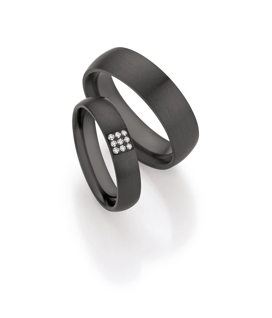 Collection Ruesch Eheringe Black Diamonds 14/30110 / 14/30120