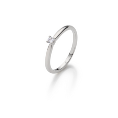 Rauschmayer Diamantringe Ja! Solitaire Box Weissgold 51-00100