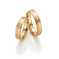 Fischer Trauringe Gold Design Einheit