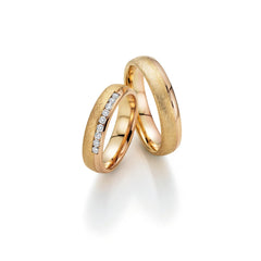 Fischer Trauringe Gold Design Farbduett