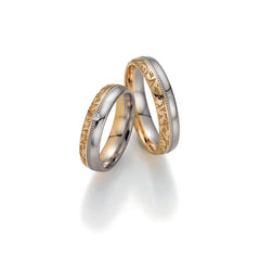 Fischer Trauringe Gold Flora Rankenzauber - Ringbreite 5 mm