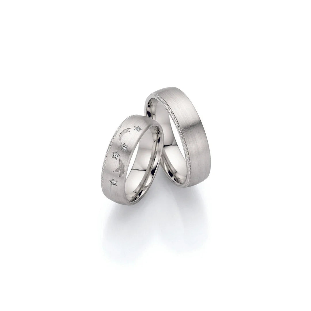 Fischer Trauringe Gold Design Himmelsglück