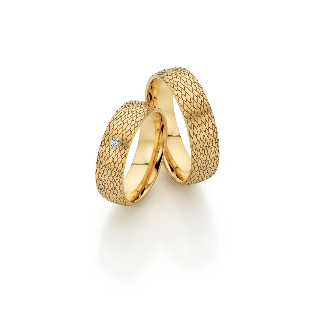 Fischer Trauringe Gold Design Exotica