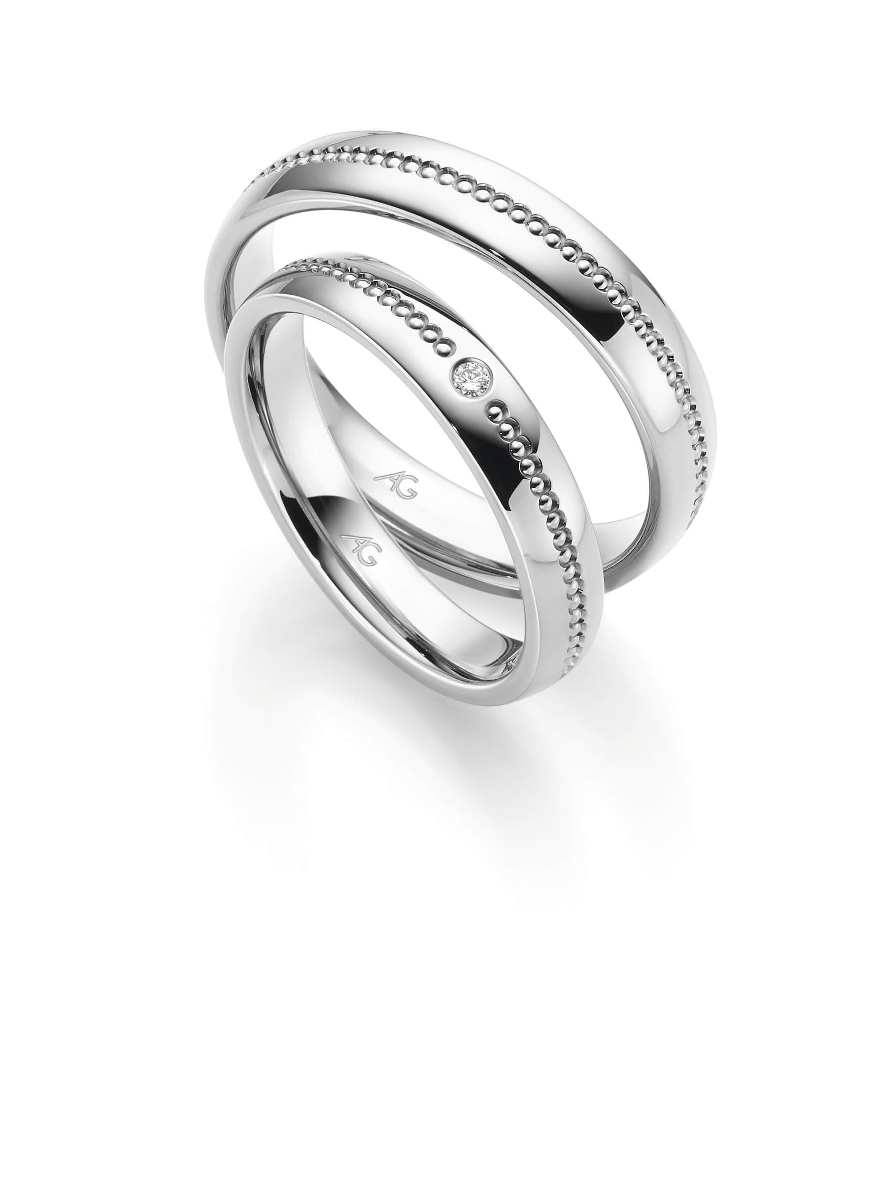 Gerstner Trauringe Weissgold 28814