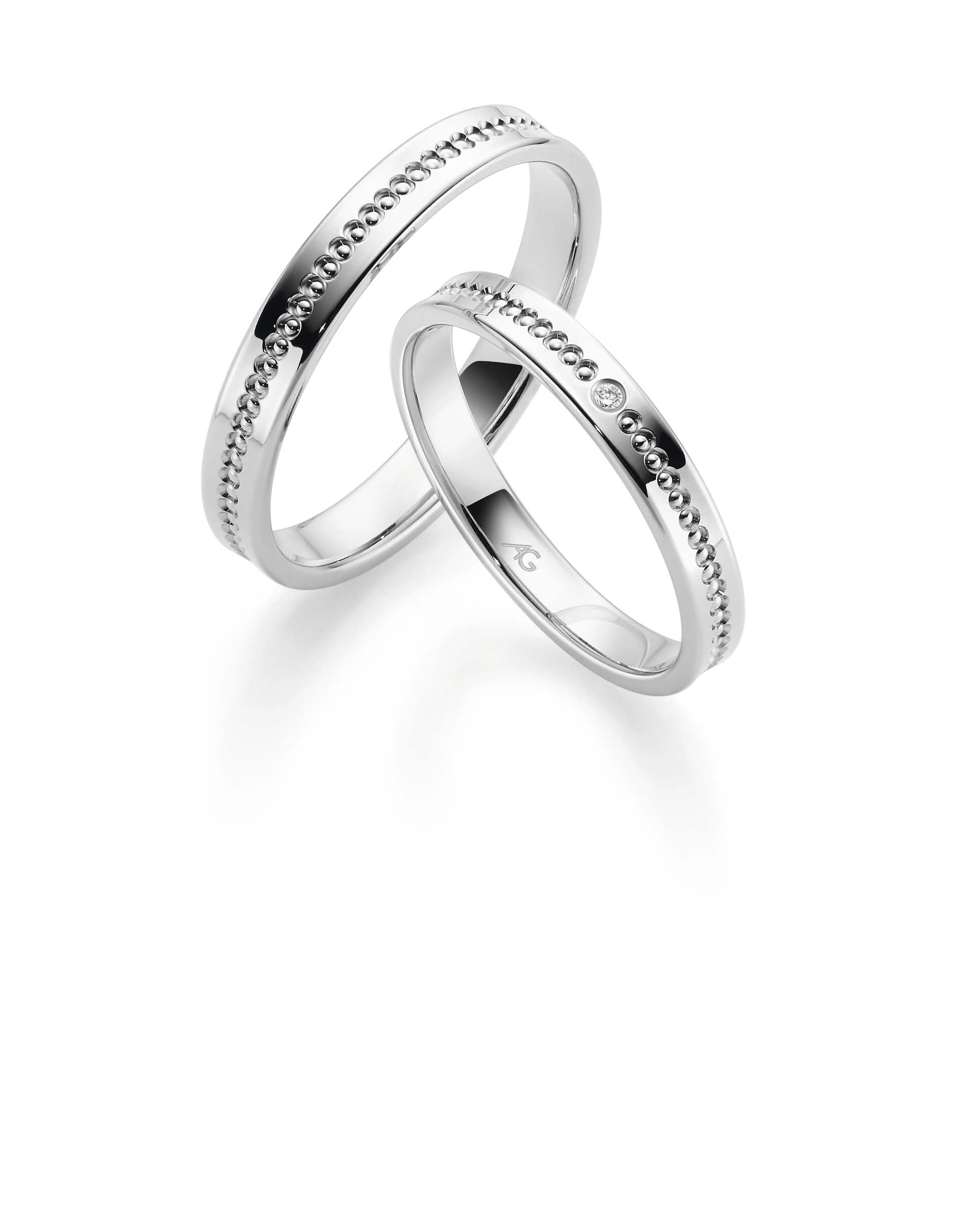 Gerstner Trauringe Weissgold 28816