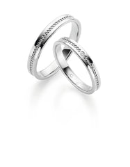 Gerstner Trauringe Weissgold 28816