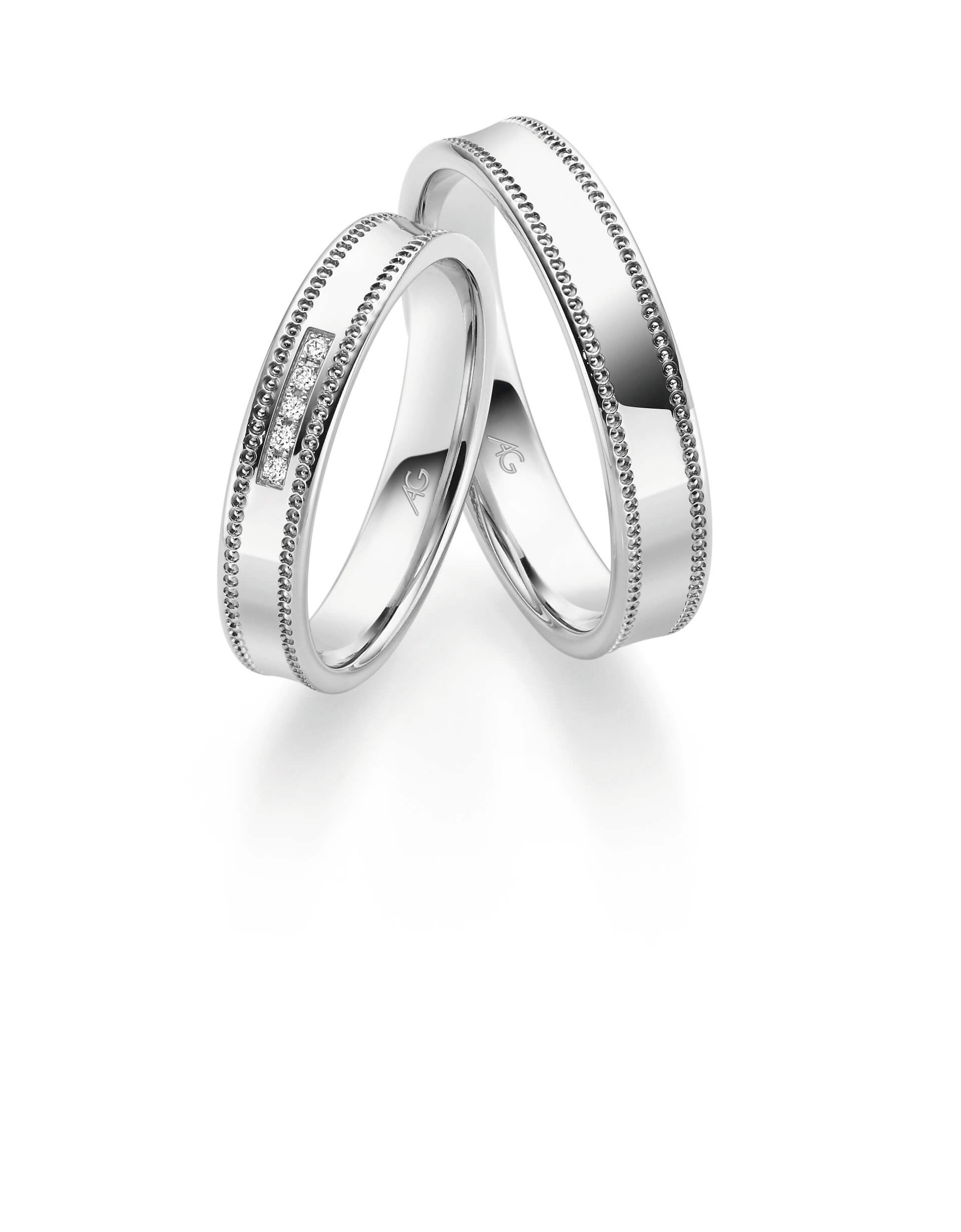 Gerstner Trauringe Weissgold 28817