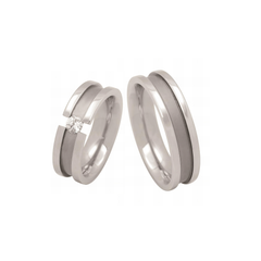 Alliances Hardwear 50033 - 50034 avec zircone