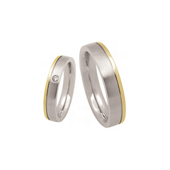 Alliances Hardwear 60129 - 60130 avec zircone