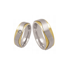 Alliances Hardwear 60155 - 60156 avec zircone