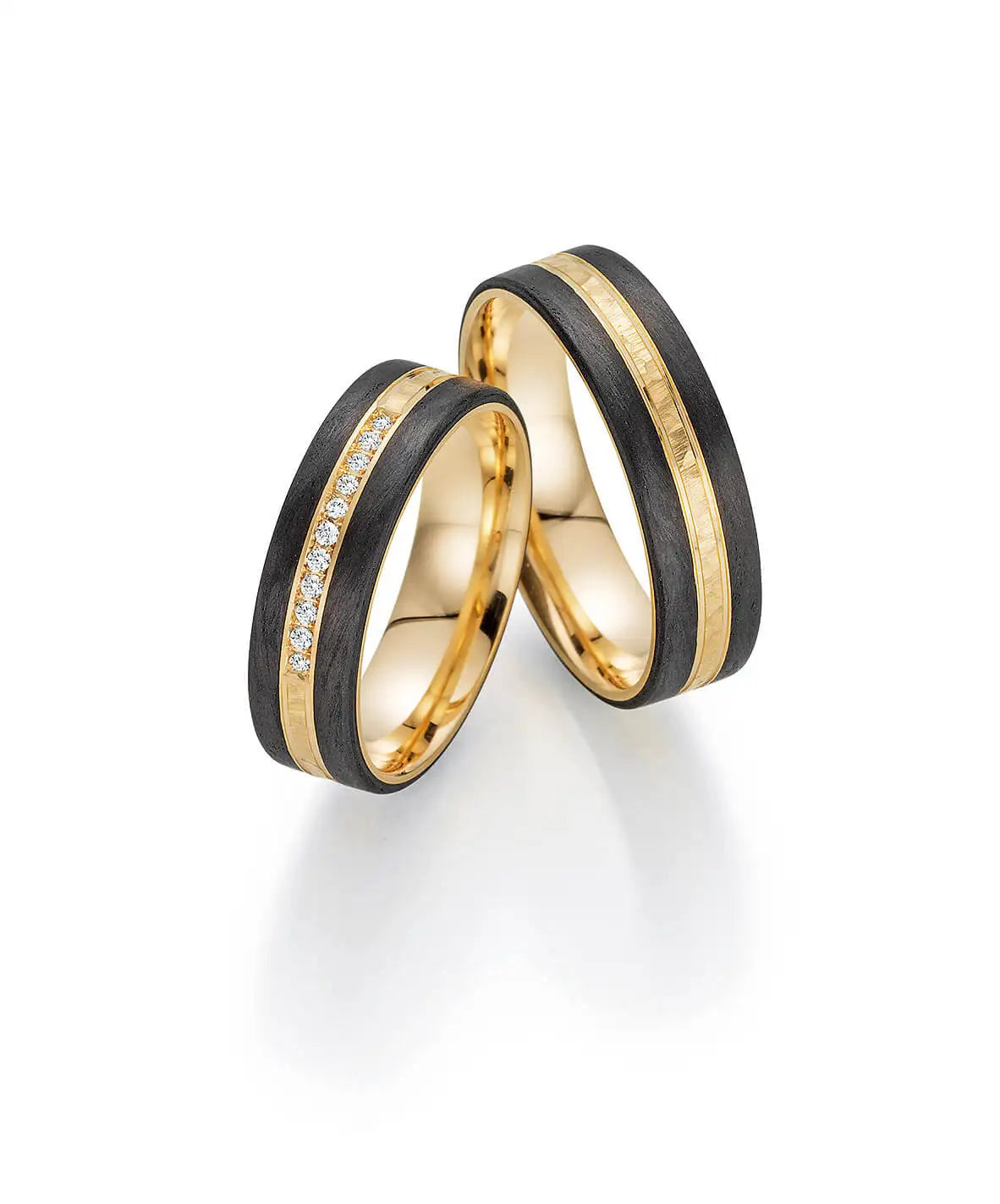 Bayer Trauringe Gold Carbon Perfect Pitch