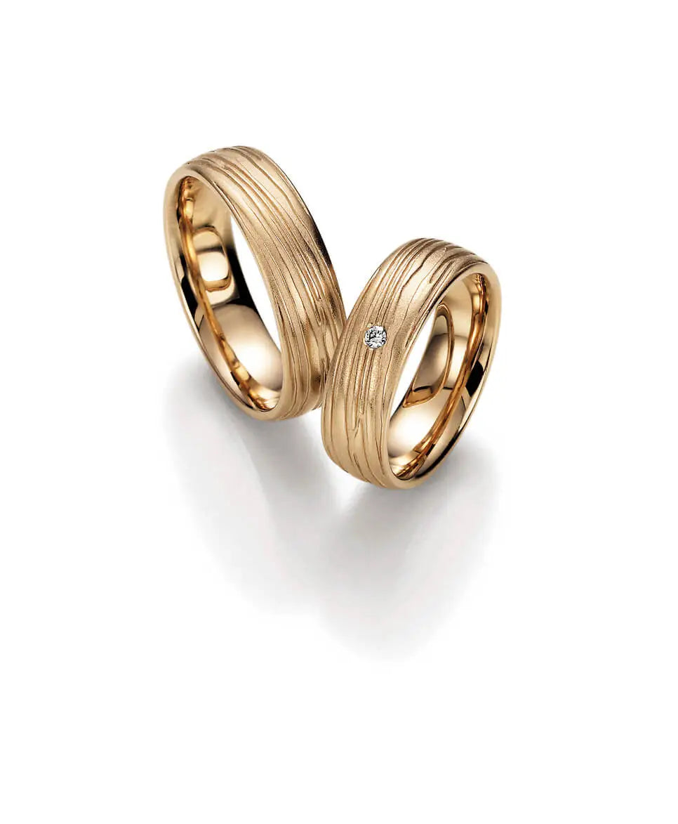 Bayer Trauringe Gold Difference Lines