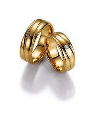 Bayer Trauringe Gold Difference Circle