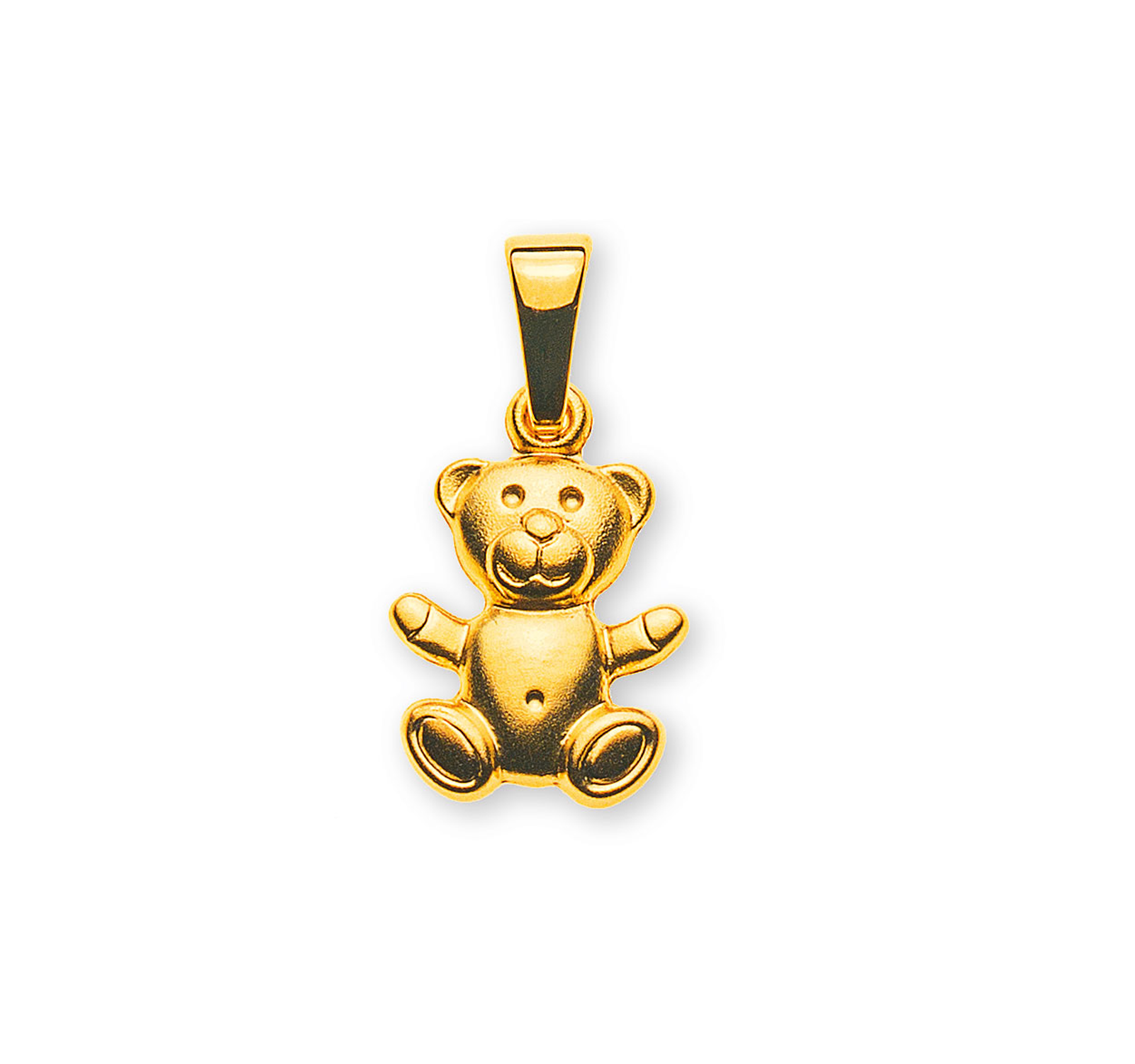 Anhänger Gelbgold 750 Teddybär