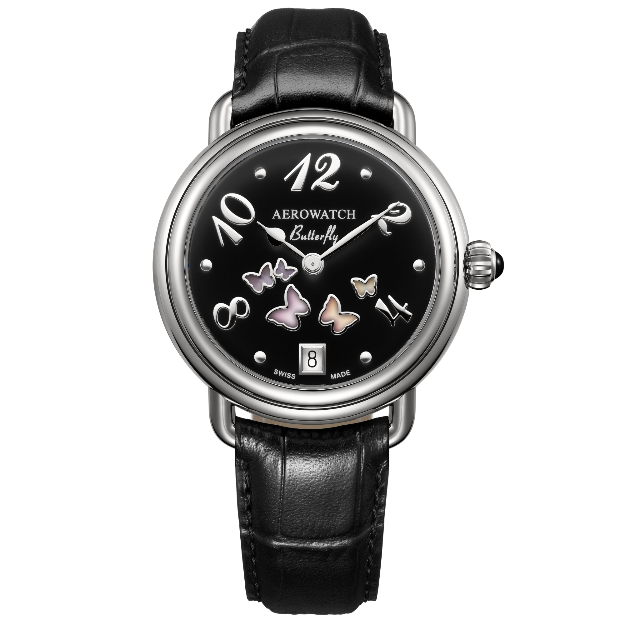 Aerowatch 1942 Lady Butterfly Quarz Damenuhr A 44960 AA03