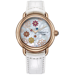 Aerowatch 1942 Lady Floral Damenuhr