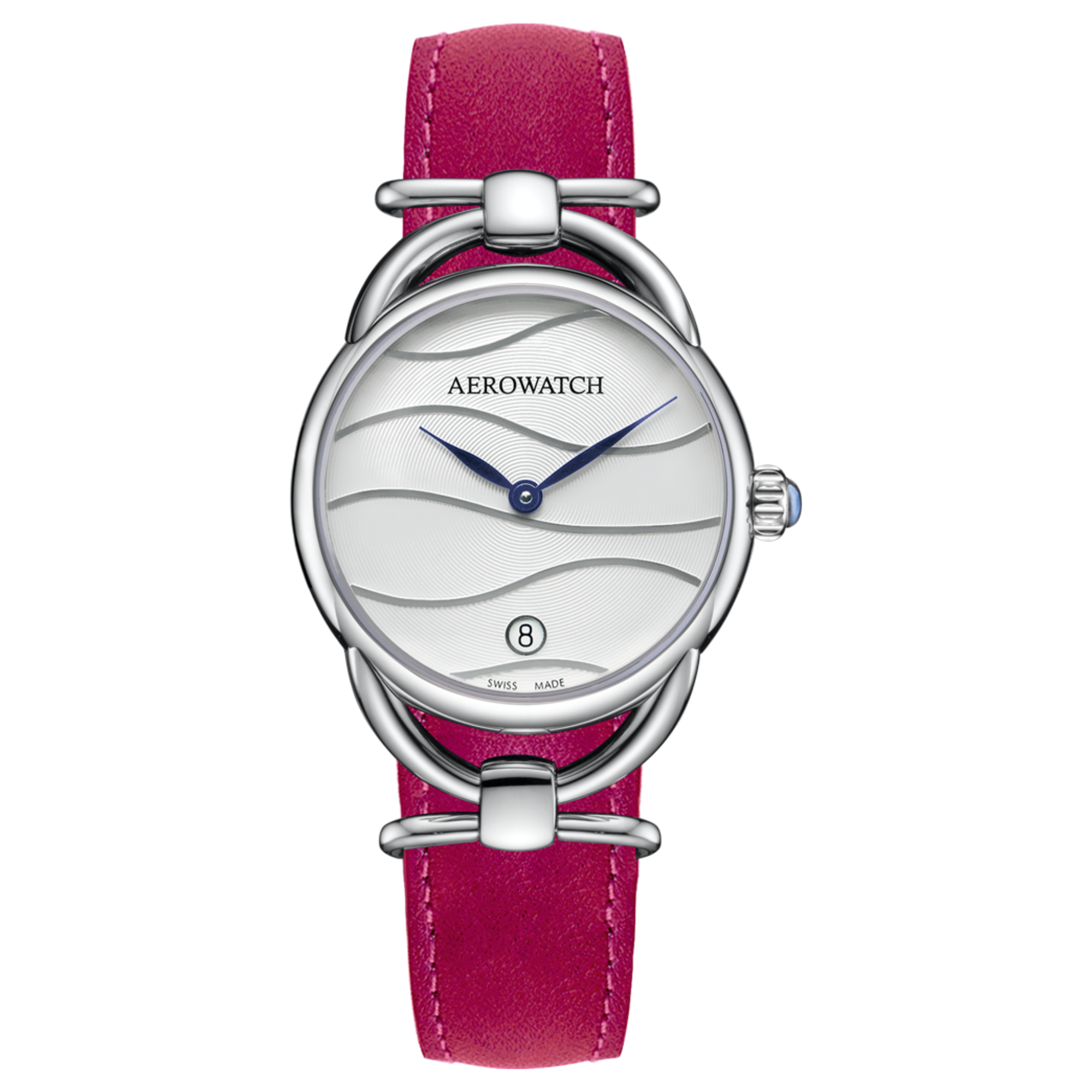 Aerowatch Sensual Tea Leaves Quarz Damenuhr A 07977 AA03 Rot Leder