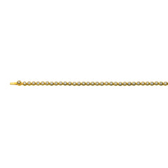 Diamantanhänger Bracelet Tennis Zargengefasst Gelbgold 750 mit 45 Brillanten H SI 1.52 ct. 18 cm