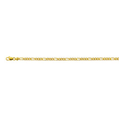 Figaro Collier Gelbgold 750, 4.0 mm Dicke