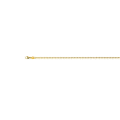 Ebs-Collier Gelbgold 750, ca. 2,4 mm Breite