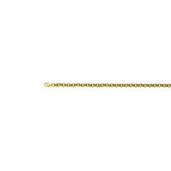 Erbs Collier Gelbgold 750, Halbmassiv, 5.0mm