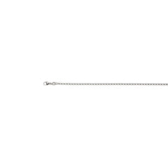 Ebs-Collier Weissgold 750, ca. 2,4 mm Breite