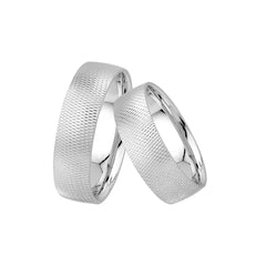 Oberturm Trauringe Classics in Weissgold F515 - Online Kaufen