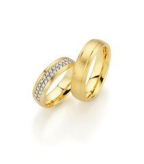 Fischer Trauringe Gelbgold Classics Glücksmoment