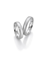 Fischer Trauringe Classics Herzenswärme - Palladium, Ringbreite 7 mm