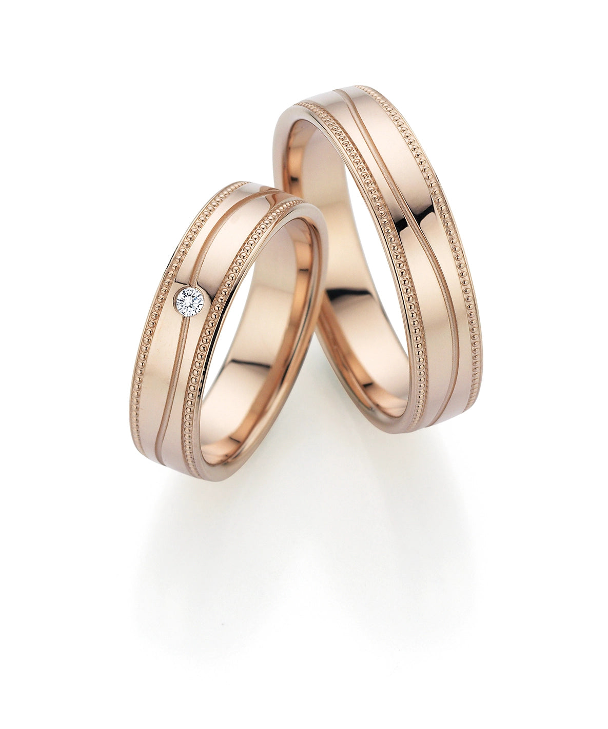 Fischer Trauringe Caramelgold Freudenzauber - Ringbreite 5 mm