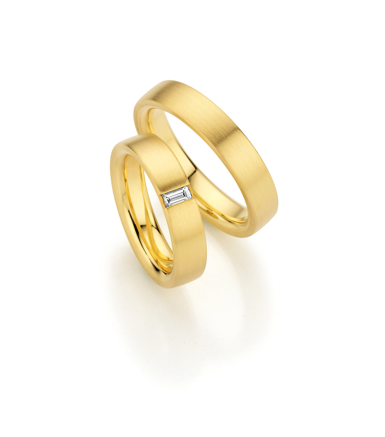 Fischer Trauringe Gelbgold Classics Hoffnungsschein - Ringbreite 5 mm