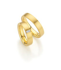 Fischer Trauringe Gelbgold Classics Hoffnungsschein - Ringbreite 5 mm