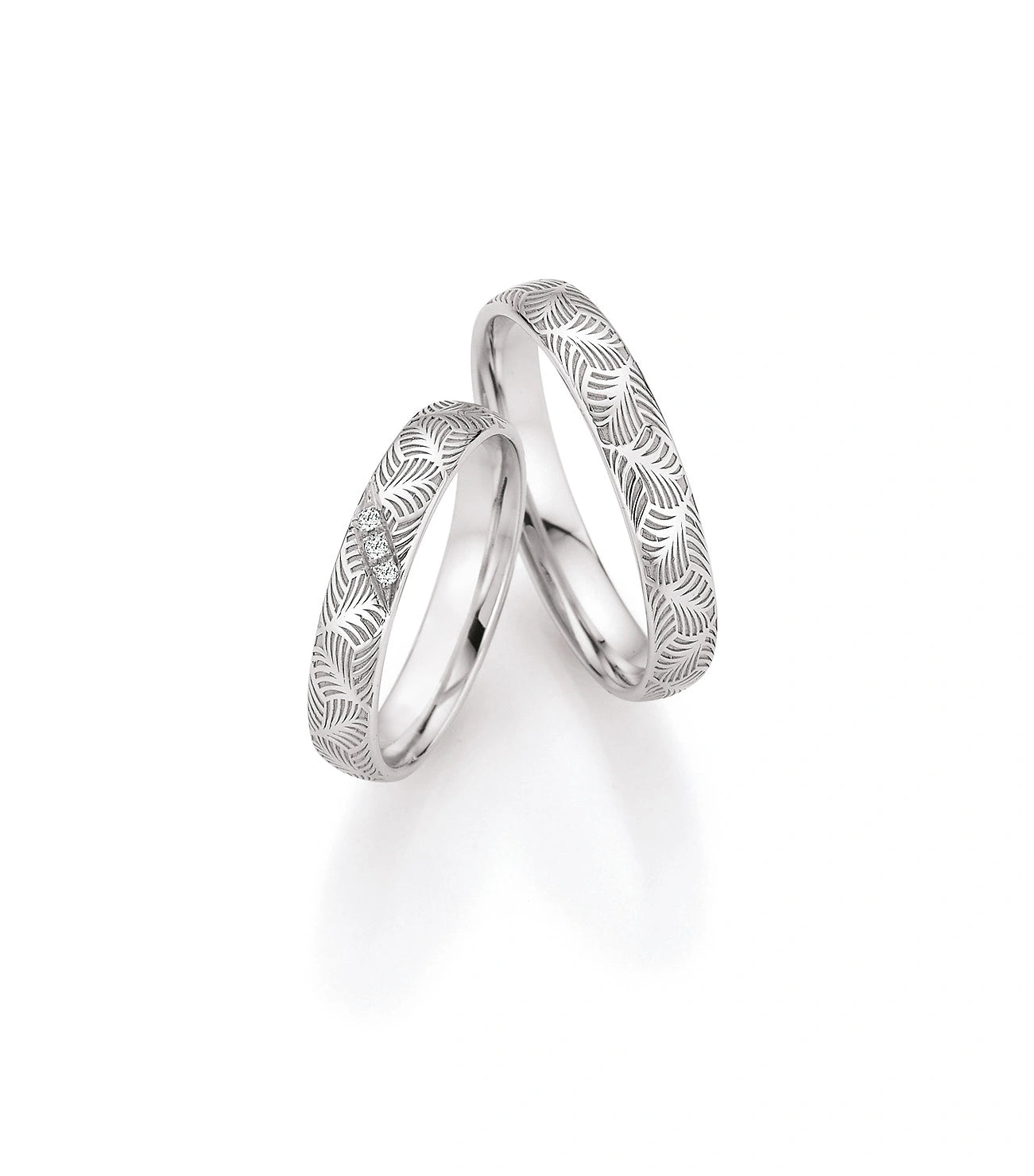 Fischer Trauringe Gold Design Schattenzauber