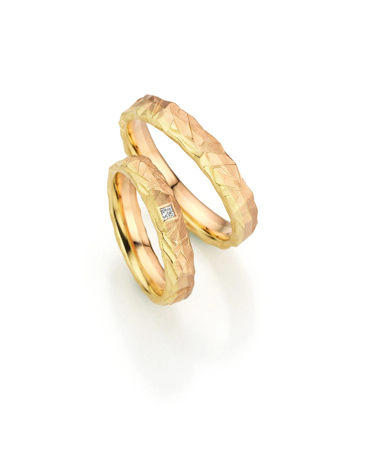 Fischer Trauringe Gold Design Eiszauber