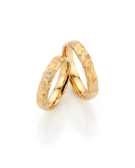 Fischer Trauringe Gold Design Eishauch