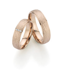 Fischer Trauringe Caramelgold Wüstenzauber - Ringbreite 5,5 mm