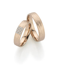 Fischer Trauringe Caramelgold Götterfunken - Ringbreite 5 mm