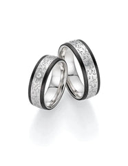 Fischer Trauringe Carbon® Passion 950 Palladium