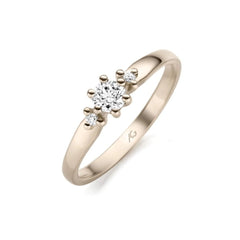 Bagues de fiançailles Gerstner en or noisette 29815