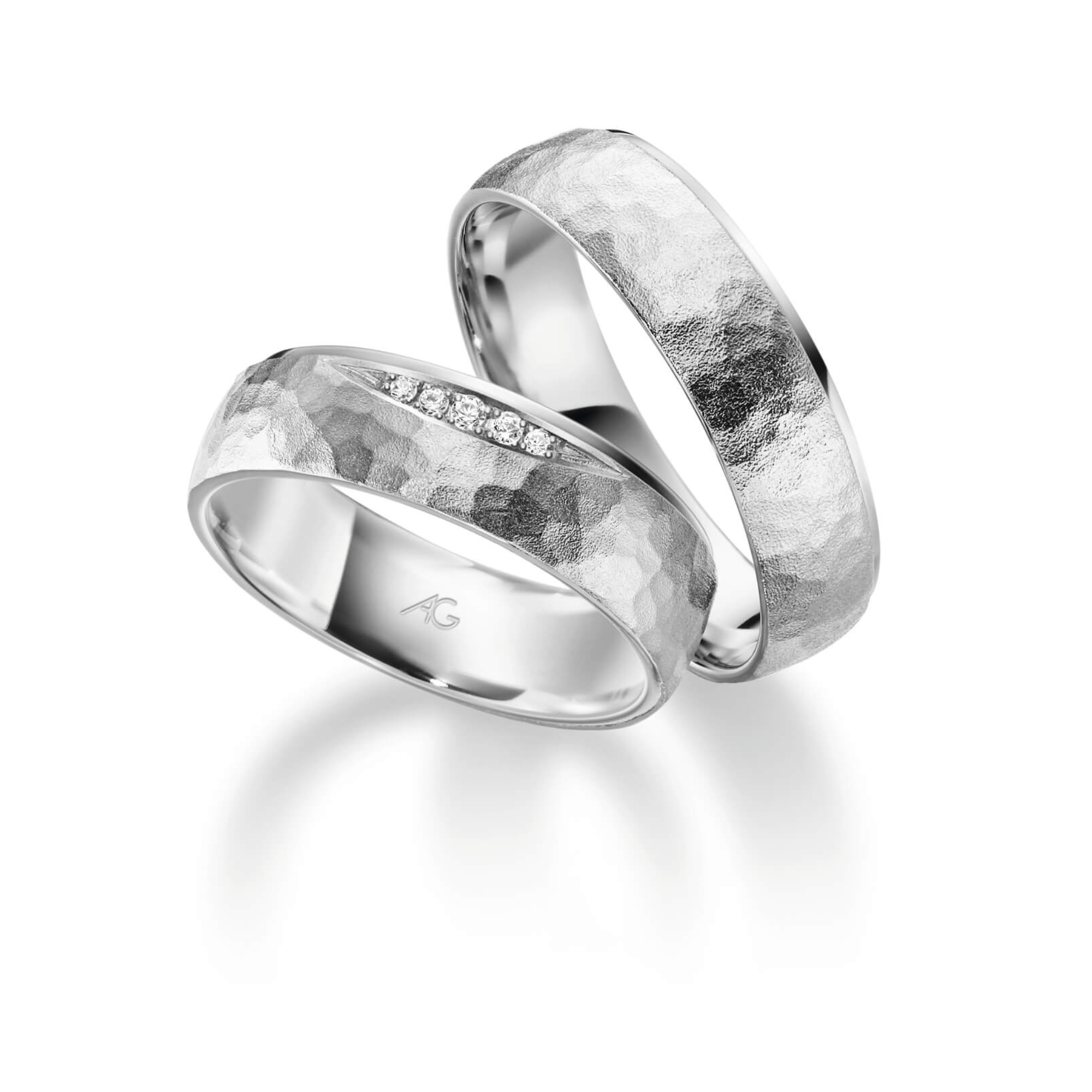 Gerstner Trauringe Weissgold 28672