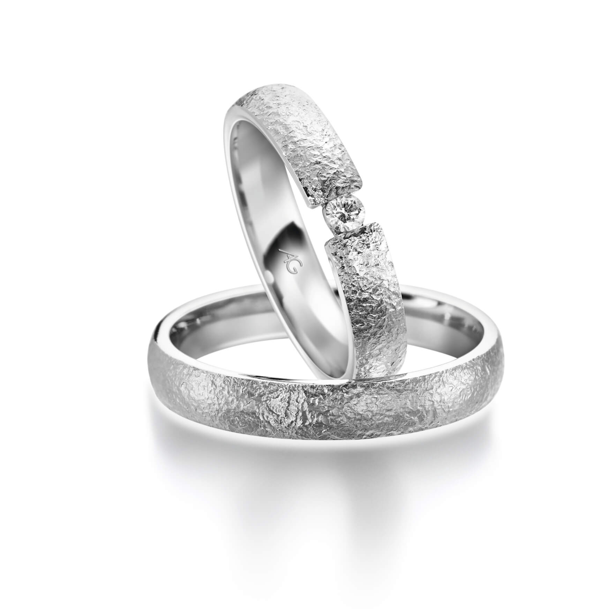 Gerstner Trauringe Weissgold 28680