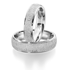 Gerstner Trauringe Weissgold 28683