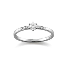 Bagues de fiançailles Gerstner en or blanc 29792