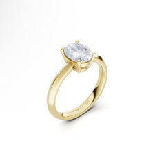 Diamantring 585 Gelbgold mit 1,00 ct Labordiamant – Ringgrösse 50